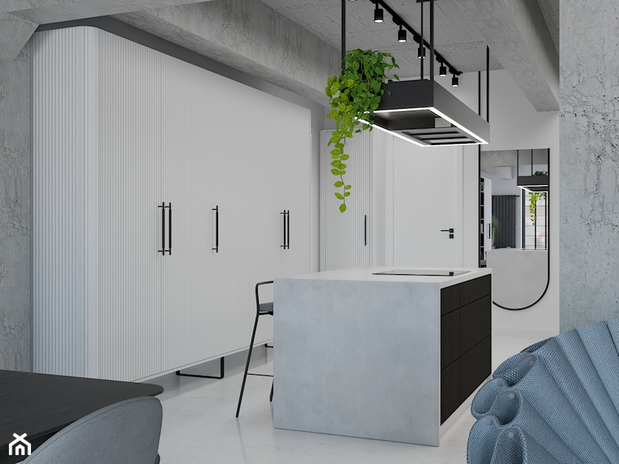 APARTAMENT | 6 - Kuchnia, styl industrialny - zdjęcie od Karolina Czech-Białas Pracownia Architektury i Wnętrz