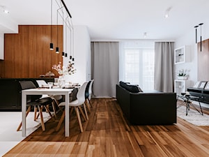 APARTAMENT | 4 - Salon, styl minimalistyczny - zdjęcie od Karolina Czech-Białas Pracownia Architektury i Wnętrz