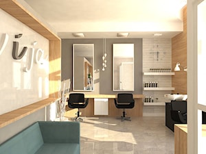 Salon fryzjersko kosmetyczny -stanowiska fryzjerskie - zdjęcie od InteriorIdea