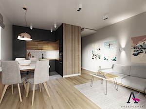 Mieszkanie w stylu nowoczesnym - Kuchnia, styl nowoczesny - zdjęcie od ARCHIKREATORNIA