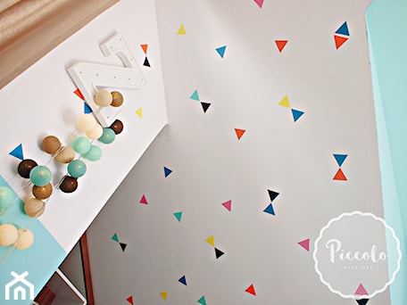 Aranżacje wnętrz - Pokój dziecka: Projekt pokoju dziecięcego - Piccolo Interiors. Przeglądaj, dodawaj i zapisuj najlepsze zdjęcia, pomysły i inspiracje designerskie. W bazie mamy już prawie milion fotografii!