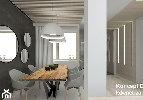 Kuchnia Salon jadalnia - zdjęcie od Konceptdesignwnetrza