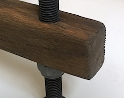 stolik industrialny rdzeń drewna - zdjęcie od Pracownia mebli unikatowych - Homebook