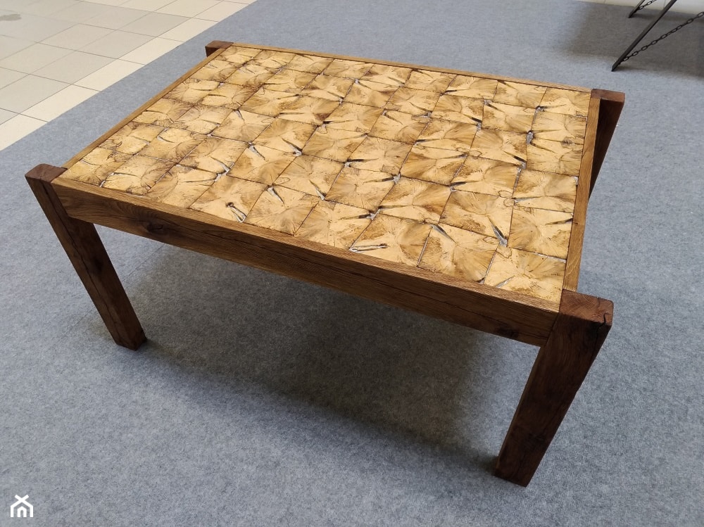 stolik kawowy z drewna - zdjęcie od Pracownia mebli unikatowych - Homebook