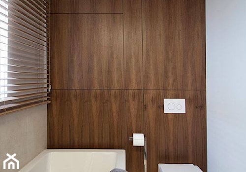 Realizacje - Mała łazienka z oknem, styl nowoczesny - zdjęcie od HOSTA MEBLE