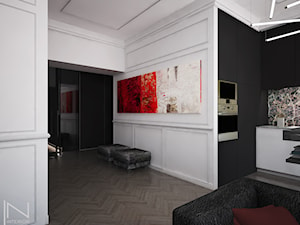 Apartament z klasycznym akcentem - Hol / przedpokój, styl tradycyjny - zdjęcie od IN Interior Design