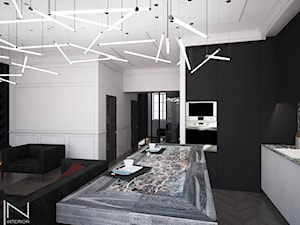 Apartament z klasycznym akcentem - Kuchnia, styl nowoczesny - zdjęcie od IN Interior Design