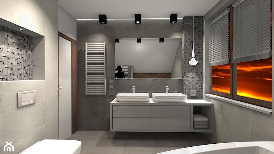 łazienka - zdjęcie od AL-PROJEKT Studio Projektowania Wnętrz