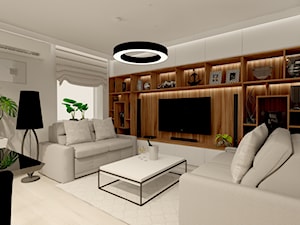 Apartament dla sportowca - Salon, styl nowoczesny - zdjęcie od AL-PROJEKT Studio Projektowania Wnętrz