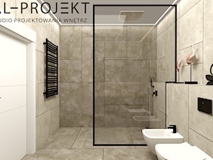 Łazienka przy sypialni - Łazienka, styl nowoczesny - zdjęcie od AL-PROJEKT Studio Projektowania Wnętrz