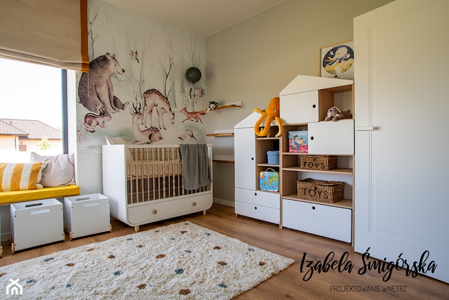Dom w Kiekrzu - Pokój dziecka, styl nowoczesny - zdjęcie od Izabela Śmigórska - projektowanie wnętrz