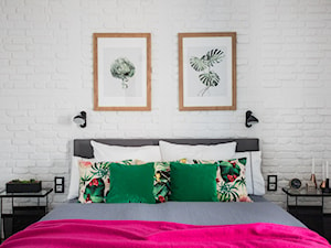 Zielono mi - Sypialnia, styl nowoczesny - zdjęcie od Izabela Śmigórska - projektowanie wnętrz