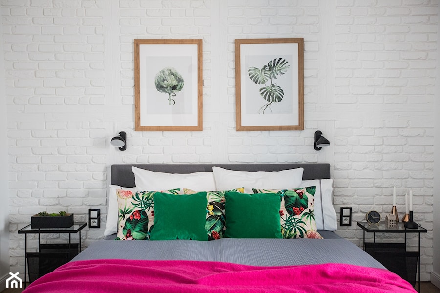 Zielono mi - Sypialnia, styl nowoczesny - zdjęcie od Izabela Śmigórska - projektowanie wnętrz
