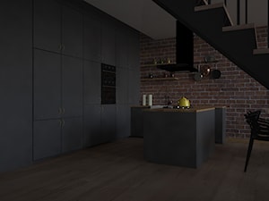 Loft - Kuchnia - zdjęcie od kfprojekty