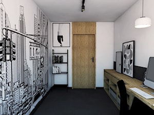 Projekt Mieszkania w stylu industrialnym Kraków - Biuro, styl industrialny - zdjęcie od pim concept