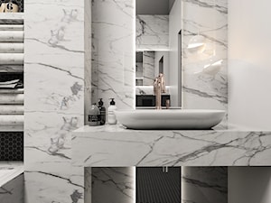 Ekskluzywny apartament w Krakowie - Bez okna łazienka, styl nowoczesny - zdjęcie od pim concept