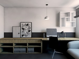 Projekt Mieszkania w stylu industrialnym Kraków - Biuro, styl industrialny - zdjęcie od pim concept