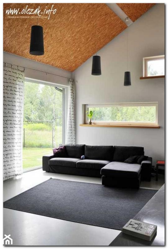 dom jednorodzinny w Prażmowie - Salon, styl nowoczesny - zdjęcie od Architekt Maciej Olczak - Homebook