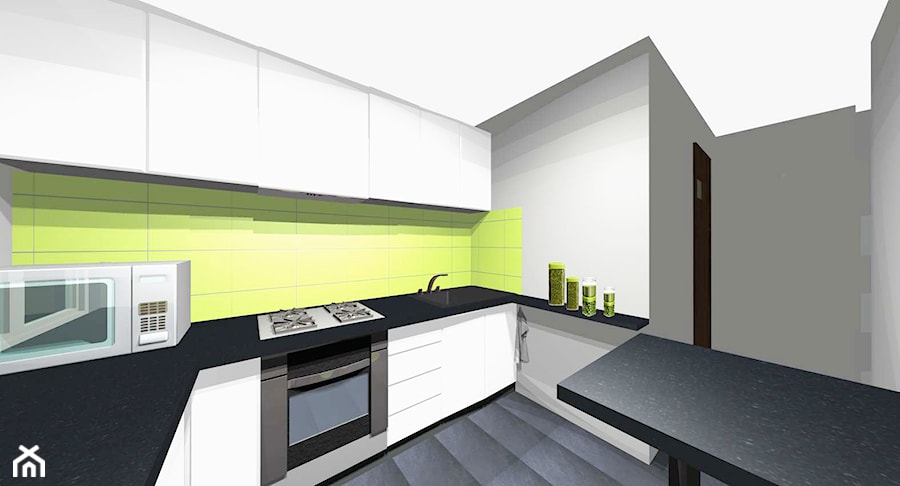 Mieszkanie Kawalera - Kuchnia, styl nowoczesny - zdjęcie od EMEN STUDIO