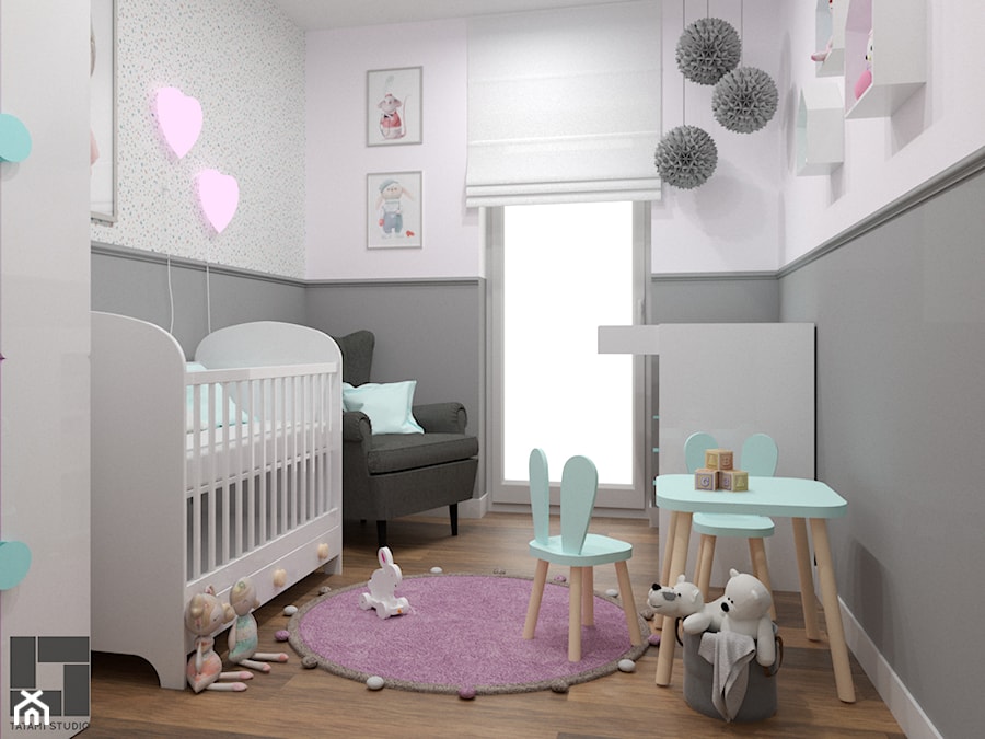 Pastelowy pokój dla dziewczynki - zdjęcie od TATAMI STUDIO