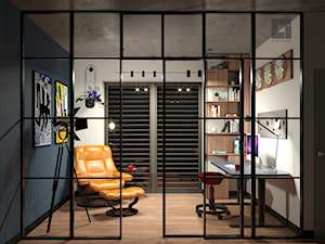 Domowe biuro w stylu industrialnym - zdjęcie od TATAMI STUDIO