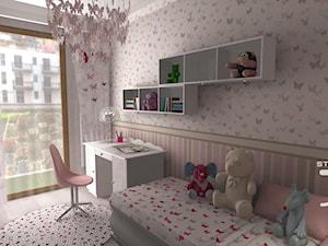 Pokój dla Dziewczynki w pastelowych kolorach. - zdjęcie od JLStudioProjekt