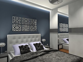 Sypialnia zwieńczona kolorem "Denim"