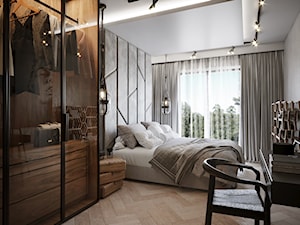 BIAŁY APARTAMENT - Sypialnia, styl nowoczesny - zdjęcie od VIVINO Studio