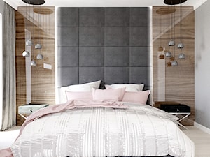 DOM W STYLU KLASYCZNYM - Średnia szara sypialnia, styl nowoczesny - zdjęcie od VIVINO Studio