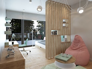 NOWE OBLICZE DOMU Z LAT 70-TYCH - Duży szary pokój dziecka dla nastolatka dla chłopca, styl nowoczesny - zdjęcie od VIVINO Studio