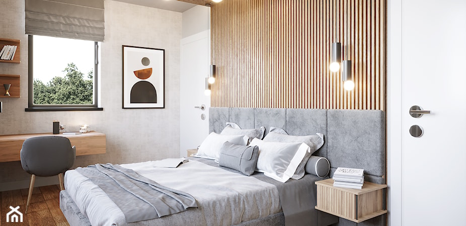 TOP 10 sypialni z lamelami na ścianie – przegląd najpiękniejszych inspiracji