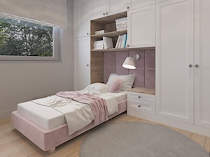 DOM W BIELI - Średnia biała sypialnia, styl nowoczesny - zdjęcie od VIVINO Studio