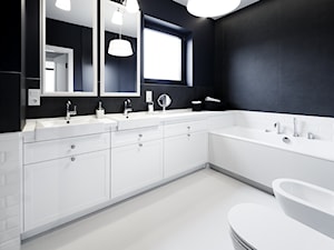 Łazienki w odsłonie klasycznego minimalizmu - Łazienka, styl nowoczesny - zdjęcie od idsgn paulina olbrychowska