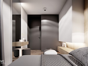 WARSZAWA FORT SŁUŻEW - Sypialnia, styl minimalistyczny - zdjęcie od INVENTIVE studio