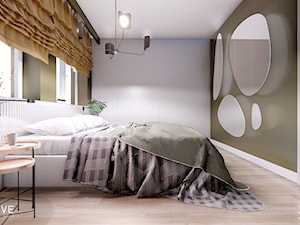 Mieszkanie w segmencie - Sypialnia, styl nowoczesny - zdjęcie od INVENTIVE studio