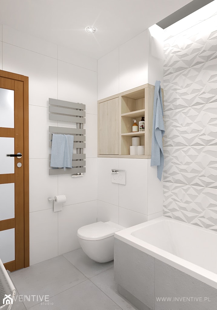 MIŁA łazienka - Łazienka, styl nowoczesny - zdjęcie od INVENTIVE studio