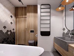 Mieszkanie w segmencie - Łazienka, styl nowoczesny - zdjęcie od INVENTIVE studio
