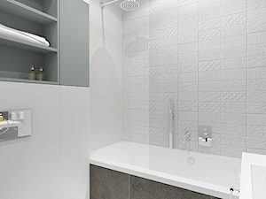 WARSZAWA MURANÓW - Mała bez okna z punktowym oświetleniem łazienka, styl nowoczesny - zdjęcie od INVENTIVE studio