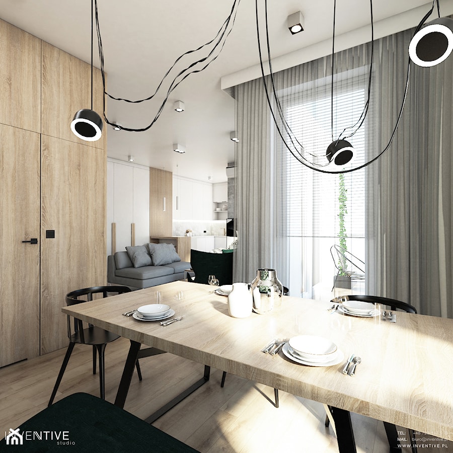 Żoli Żoli - Średnia jadalnia jako osobne pomieszczenie, styl minimalistyczny - zdjęcie od INVENTIVE studio