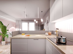 ŁÓDŹ - Kuchnia, styl minimalistyczny - zdjęcie od INVENTIVE studio