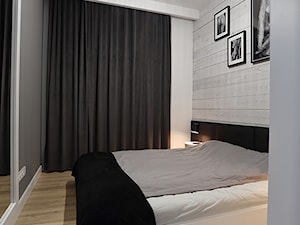 NATURALNIE NOWOCZEŚNIE - Średnia szara sypialnia, styl skandynawski - zdjęcie od INVENTIVE studio