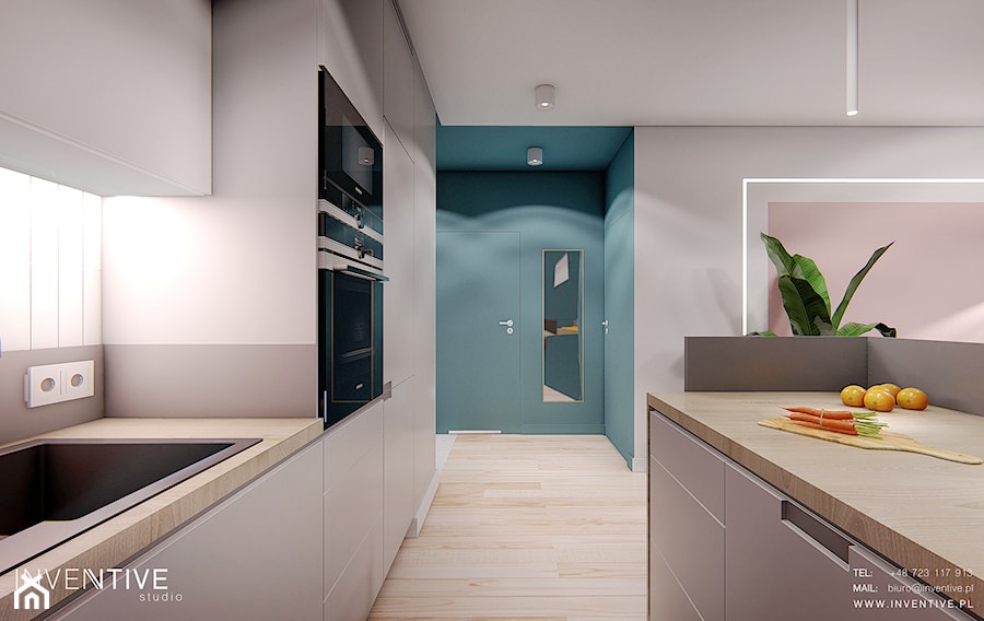 ŁÓDŹ - Kuchnia, styl minimalistyczny - zdjęcie od INVENTIVE studio