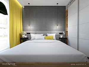 MYSŁOWICE - Średnia sypialnia, styl nowoczesny - zdjęcie od INVENTIVE studio