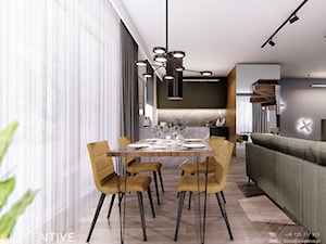 Mieszkanie w segmencie - Jadalnia, styl nowoczesny - zdjęcie od INVENTIVE studio