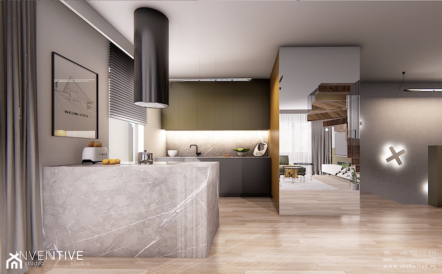 Mieszkanie w segmencie - Kuchnia, styl nowoczesny - zdjęcie od INVENTIVE studio