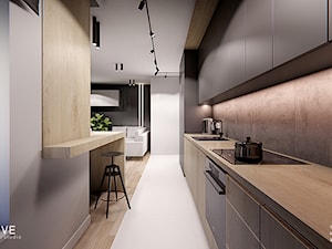 WARSZAWA 50m2 - Kuchnia, styl nowoczesny - zdjęcie od INVENTIVE studio