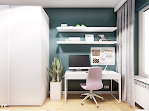 WARSZAWA URSYNÓW - Średnie w osobnym pomieszczeniu zielone biuro, styl nowoczesny - zdjęcie od INVENTIVE studio
