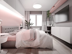 ŁÓDŹ - Sypialnia, styl minimalistyczny - zdjęcie od INVENTIVE studio