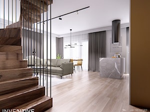 Mieszkanie w segmencie - Salon, styl nowoczesny - zdjęcie od INVENTIVE studio