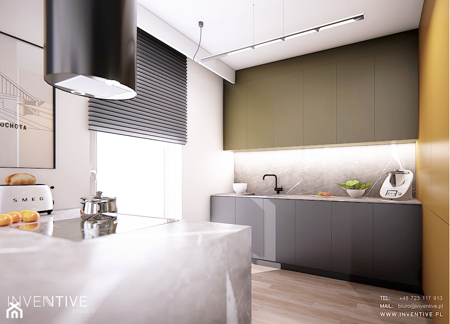 Mieszkanie w segmencie - Kuchnia, styl nowoczesny - zdjęcie od INVENTIVE studio